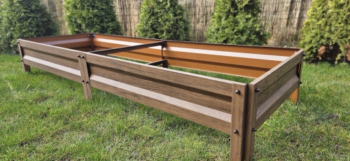 Grządka podwyższona drewnopodobna - różne wymiary